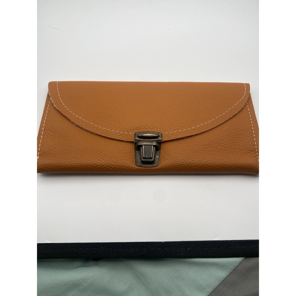 Francheska Anastasia Barcelona Open Multicolor Leather Organizer Wallet/Clutch